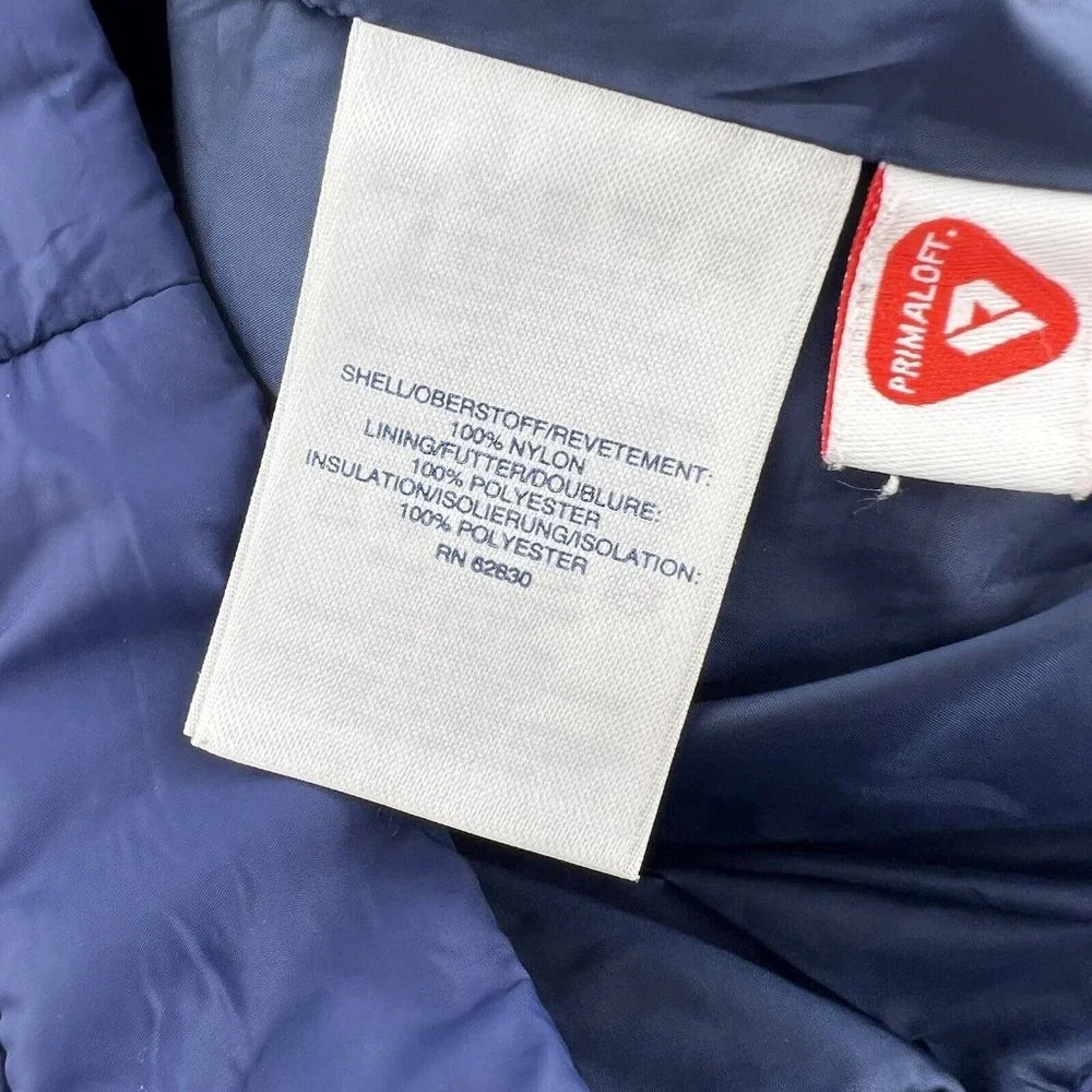 Lands' End Kids Blue Puffer Jacket - Picture 5 of 6